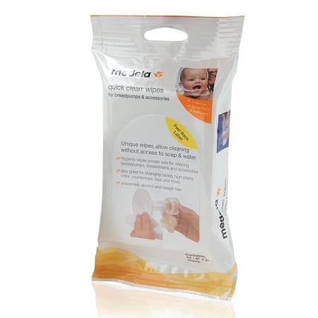 Medela Quick Clean Breast Pump and Accessory Wipes - 24 count 