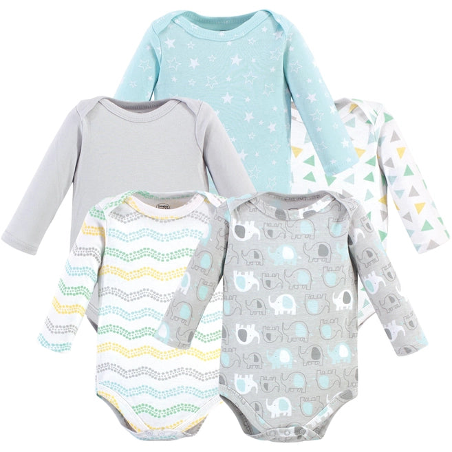 Luvable Friends Cotton Long Sleeve Bodysuits