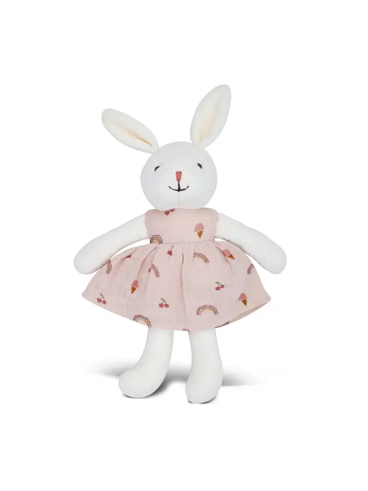 Apple Park Little Bunny Plush Rainbows Ice Cream