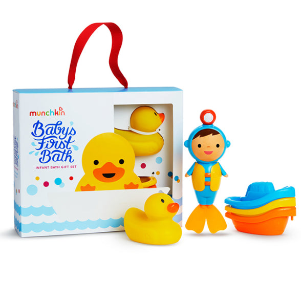 Munchkin Baby’s First Bath Infant Bath Gift Set