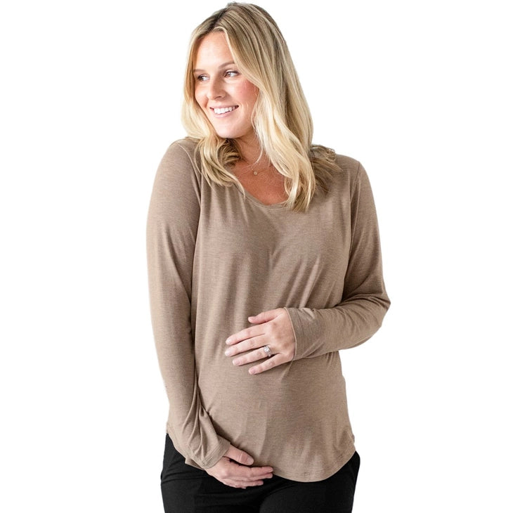 Kindred Bravely Bamboo Nursing & Maternity Long Sleeve T-Shirt