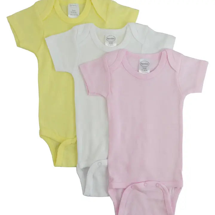 Bambini Pastel Short Sleeve 3 Pack