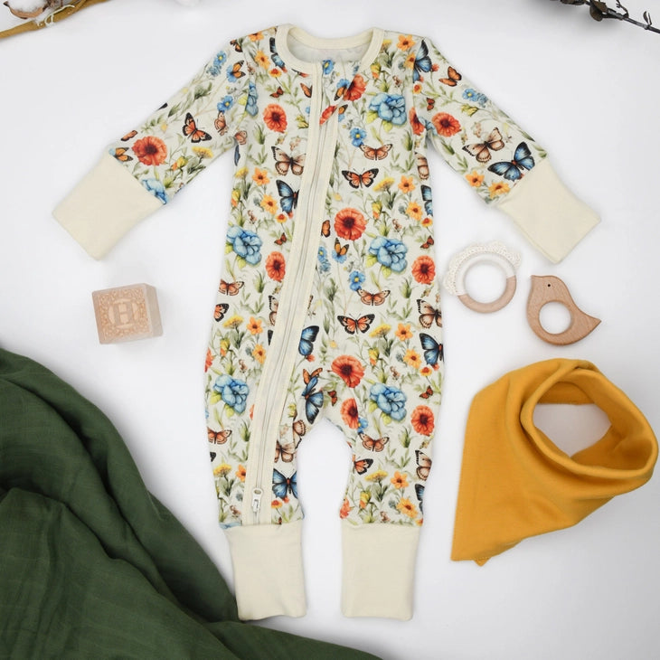 Earthy Organic Cotton 2 Way Zipper Sleeper