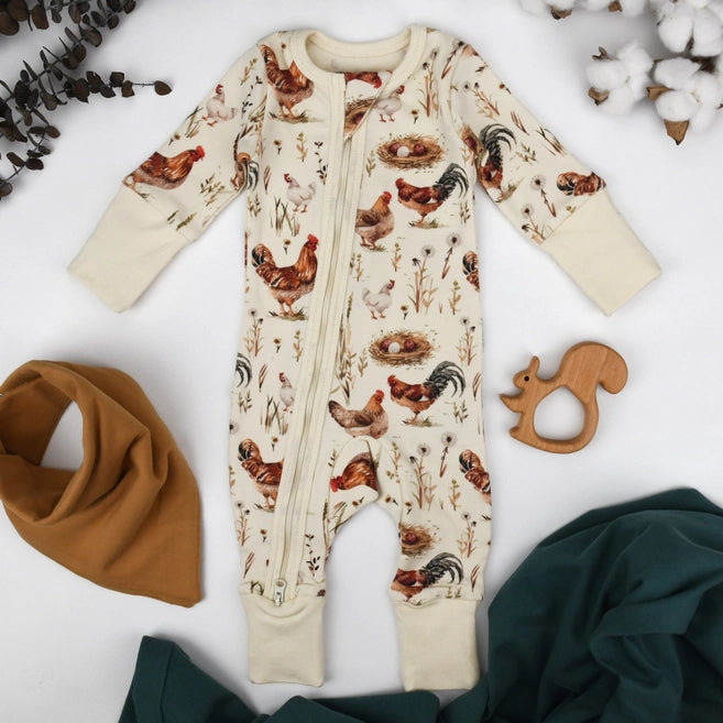 Earthy Organic Cotton 2 Way Zipper Sleeper