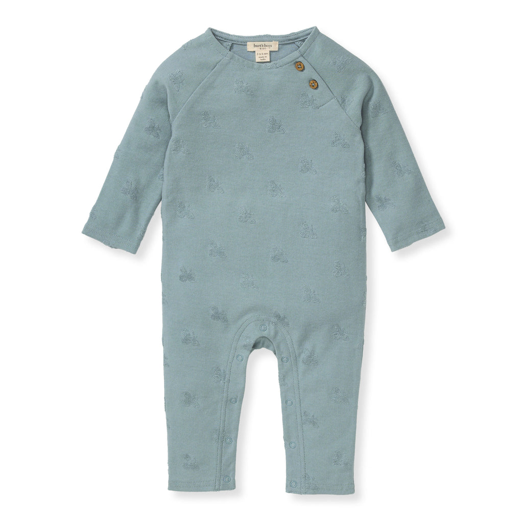 Burt's Bees Baby Raised Terry Bee Jumpsuit