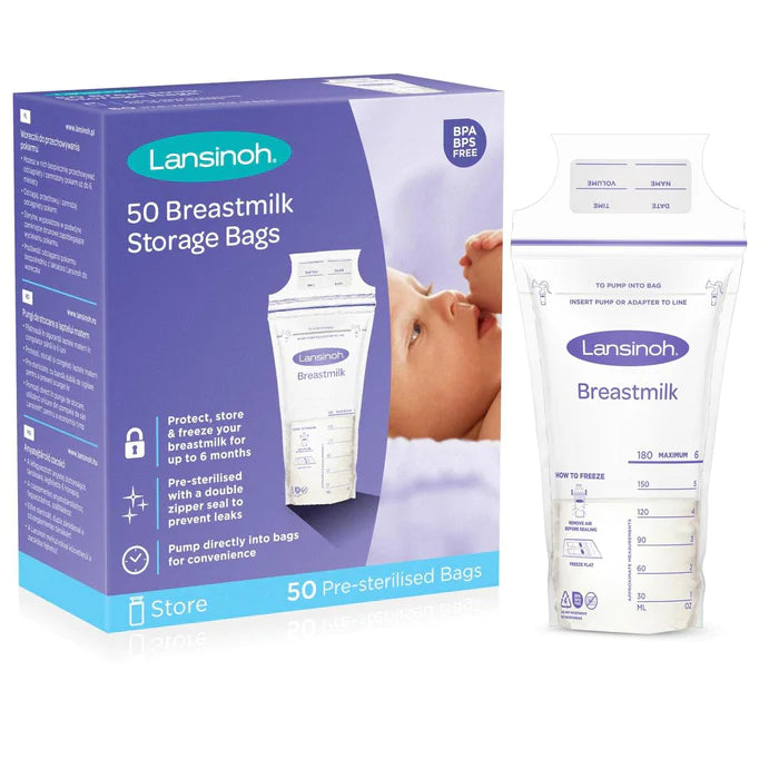 Lansinoh Breastmilk Storage Bottles - 4 Count