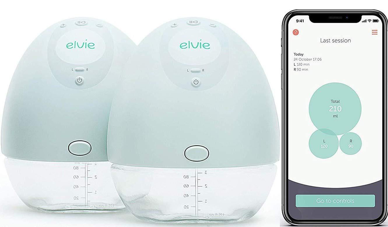 Elvie Stride Plus Electric Hands-free Hospital Grade Quiet Double Breast  Pump