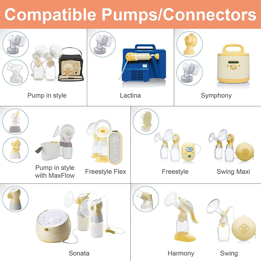 29 mm 2xOne-Piece Breastshield w/Valve and Membrane Compatible with Medela  Breast Pumps; Made by Maymom