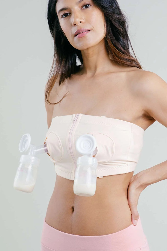 Simple Wishes Hands Free Breast Pump Bra – Healthy Horizons Breastfeeding  Centers, Inc.