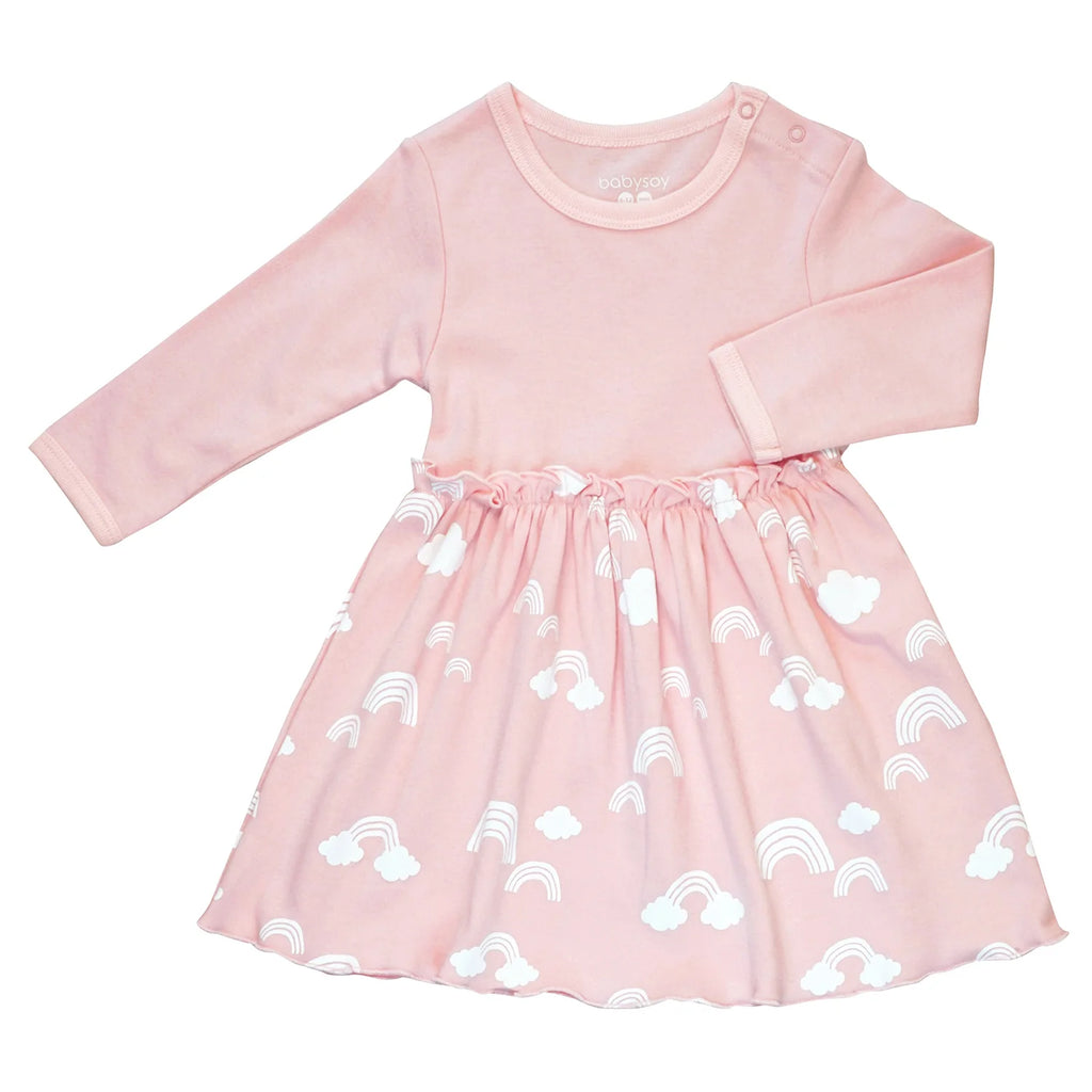 Babysoy Clouds Twirl Dress