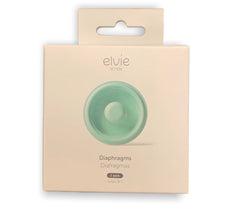 Elvie Stride Cup front x 2 + Bands x2 + Stopper x2 Clear, Green