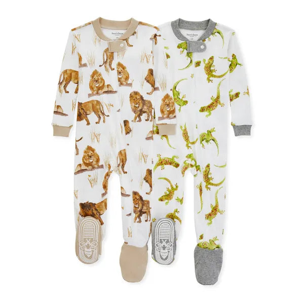 Burt's Bees Baby Organic Cotton Snug Fit Pajamas 2 Pack